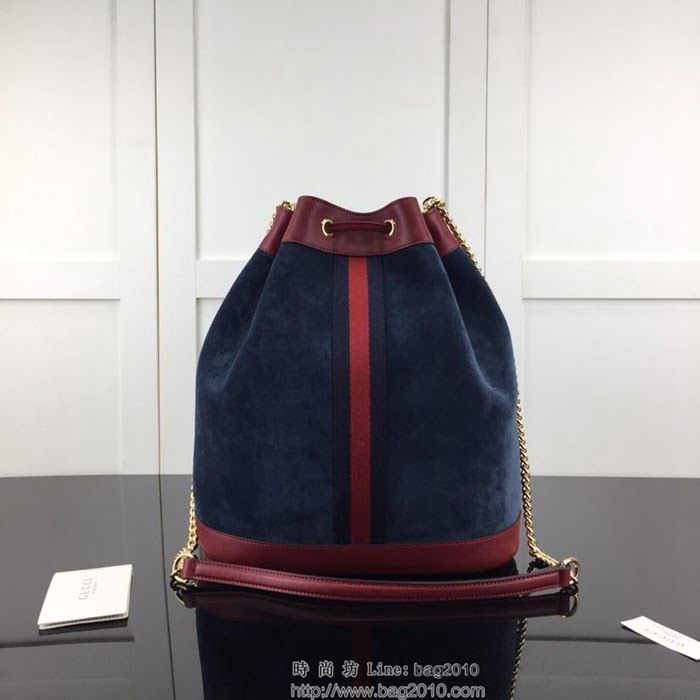 GUCCI古馳 新款 專櫃品質 原單 553961 藍磨砂 時尚 女款肩背包HY1431